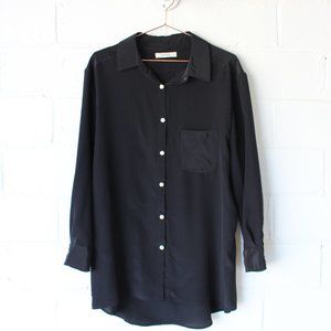 Esby Isa Silk Button-Down NWT